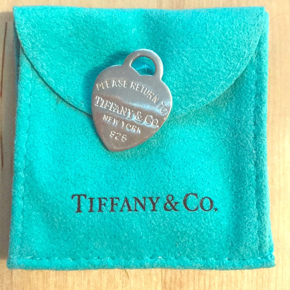 Tiffany Silver Charm Heart